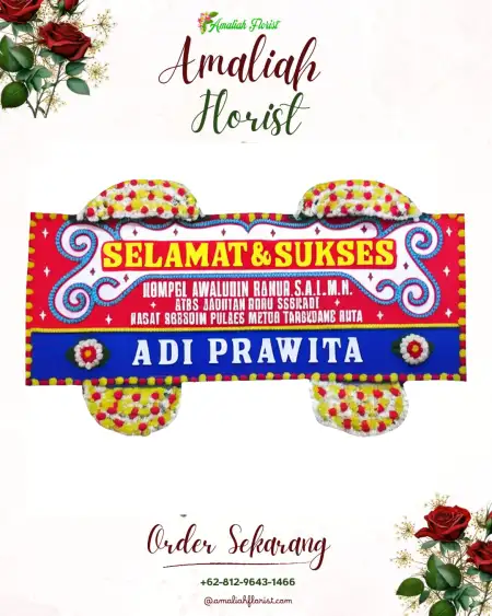 Papan Bunga Ucapan Selamat Kentengrejo